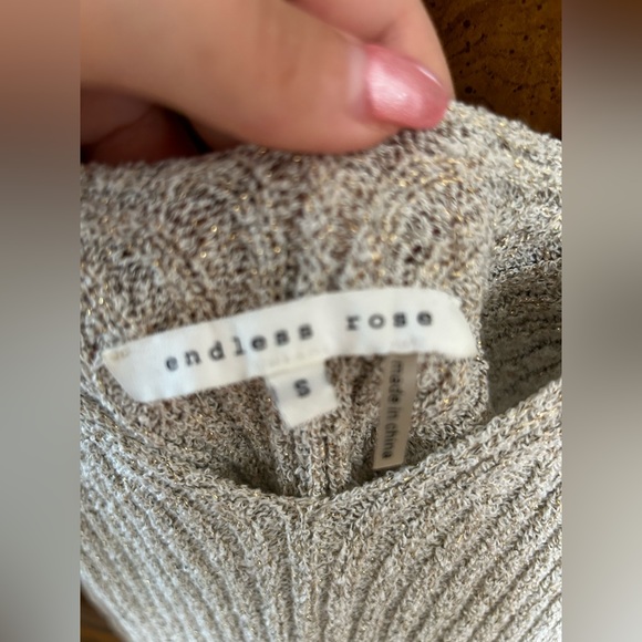 Endless Rose Cold Shoulder Sweater - Picture 6 of 6